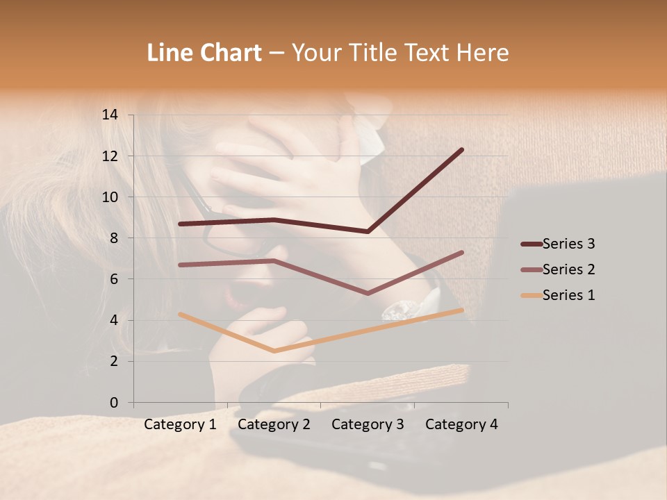 Child Businesswoman Wireless PowerPoint Template