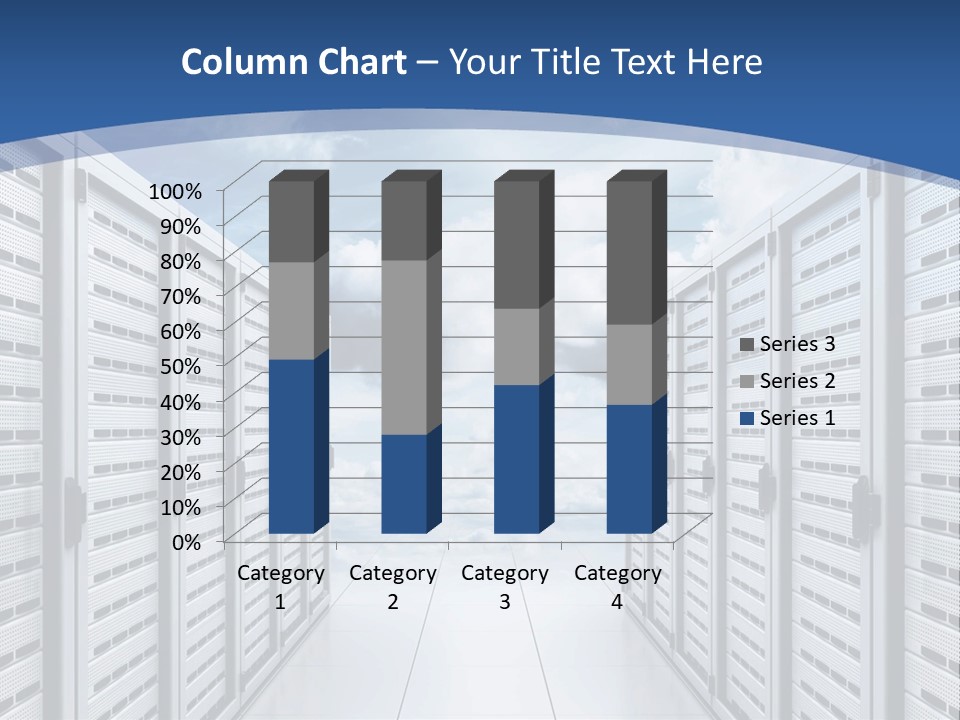 Rack Server Data PowerPoint Template