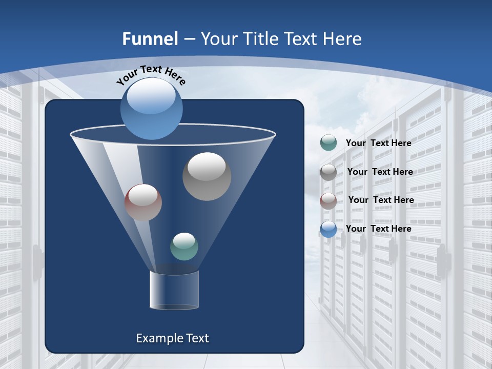 Rack Server Data PowerPoint Template