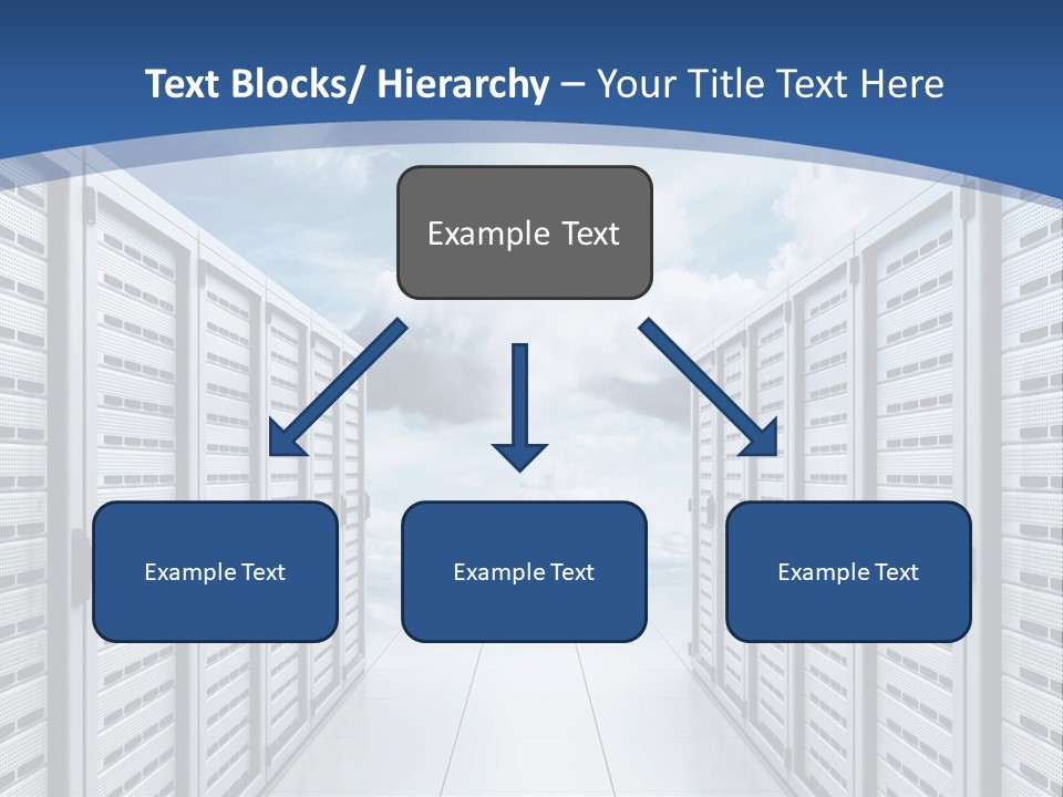 Rack Server Data PowerPoint Template