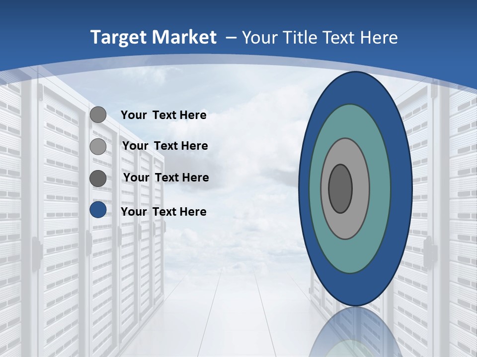 Rack Server Data PowerPoint Template