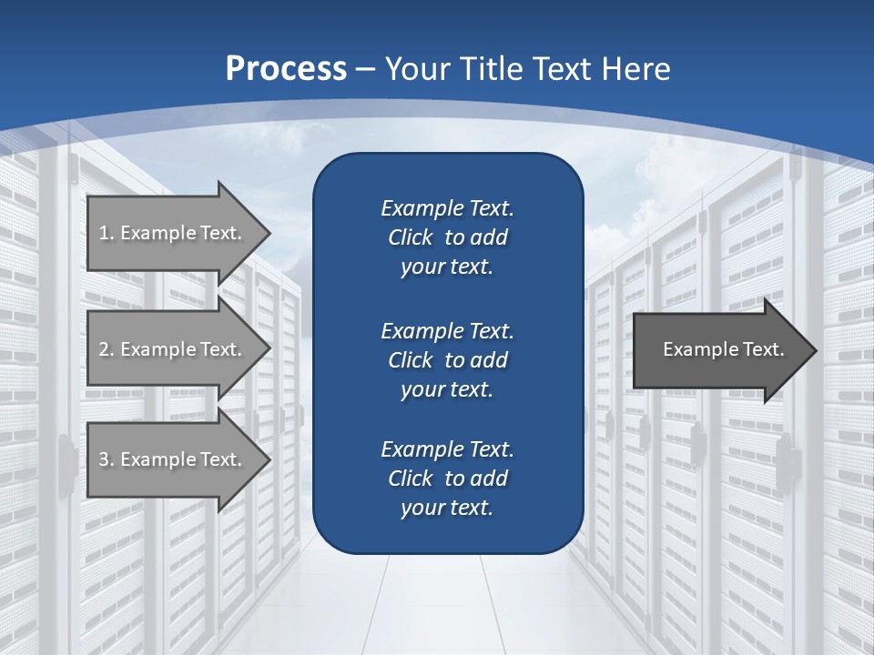 Rack Server Data PowerPoint Template