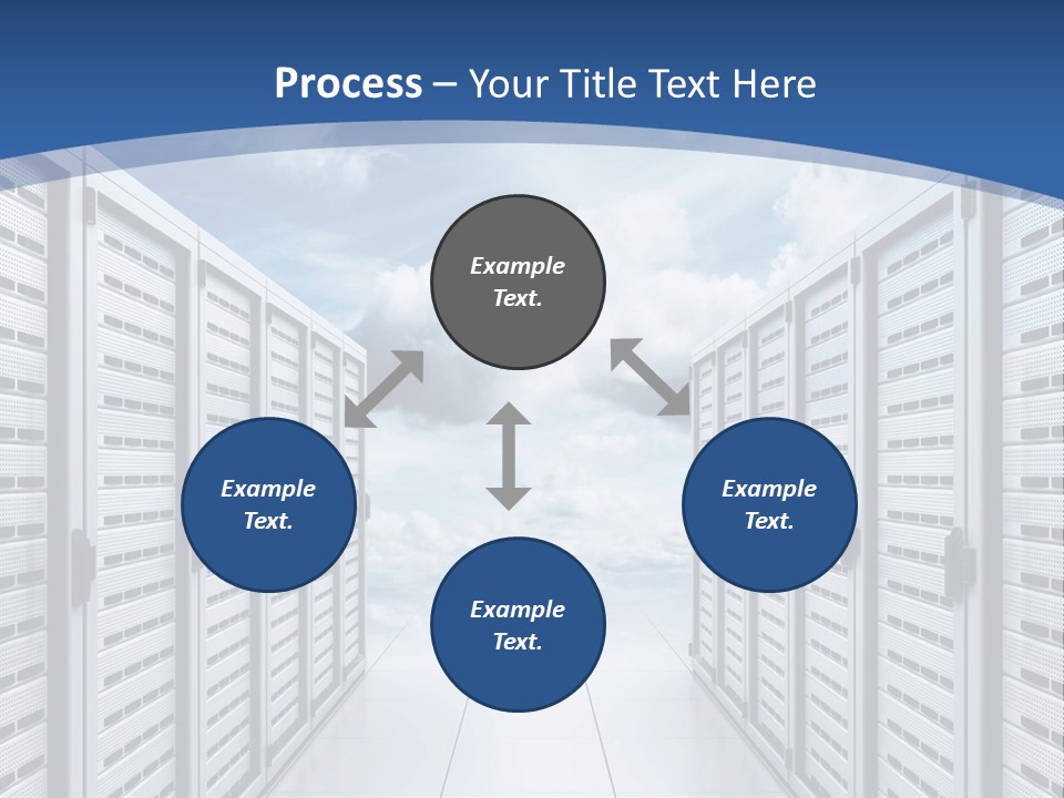 Rack Server Data PowerPoint Template