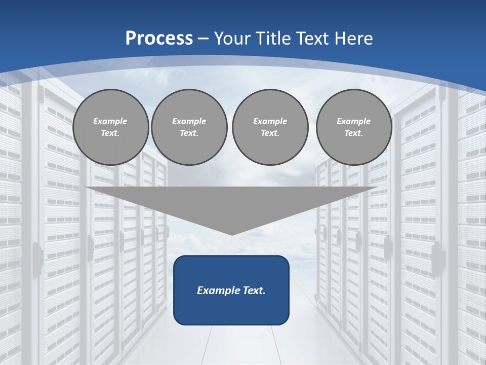 Rack Server Data PowerPoint Template