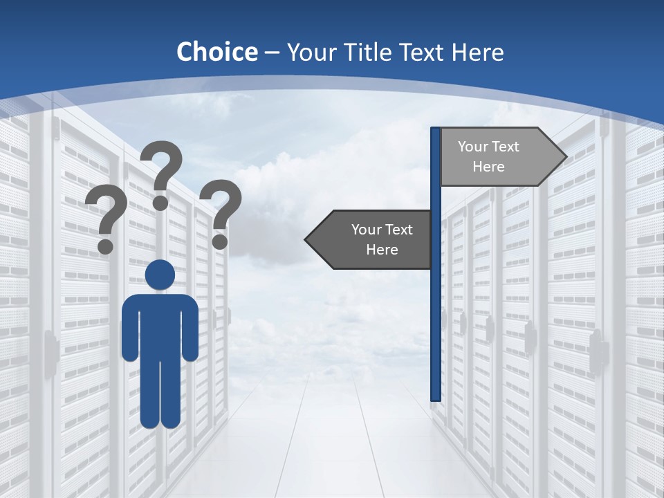 Rack Server Data PowerPoint Template