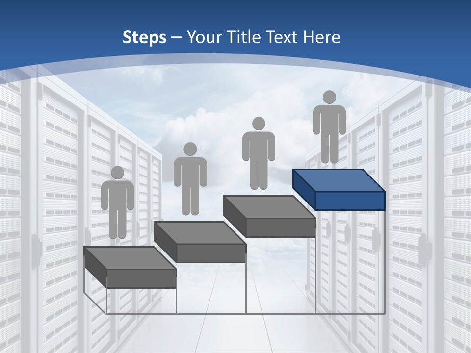 Rack Server Data PowerPoint Template
