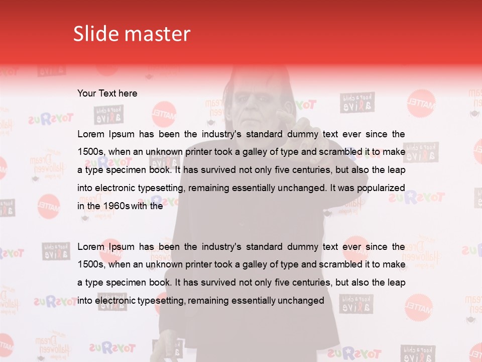 Barker Hanger Santa Monica Photograph PowerPoint Template