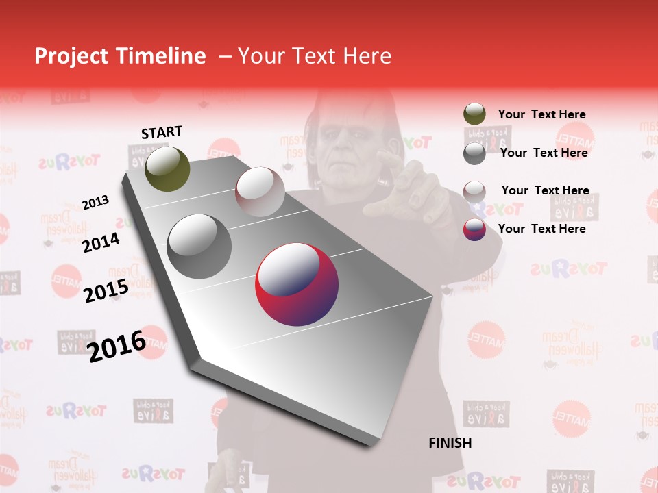 Barker Hanger Santa Monica Photograph PowerPoint Template