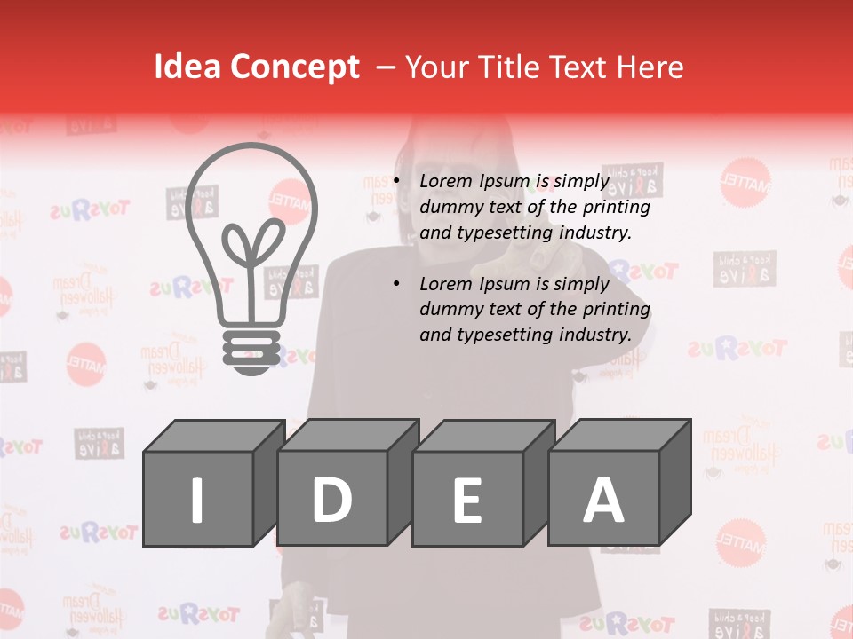 Barker Hanger Santa Monica Photograph PowerPoint Template