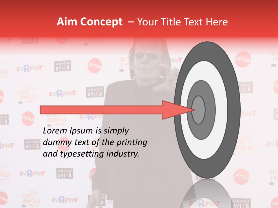 Barker Hanger Santa Monica Photograph PowerPoint Template