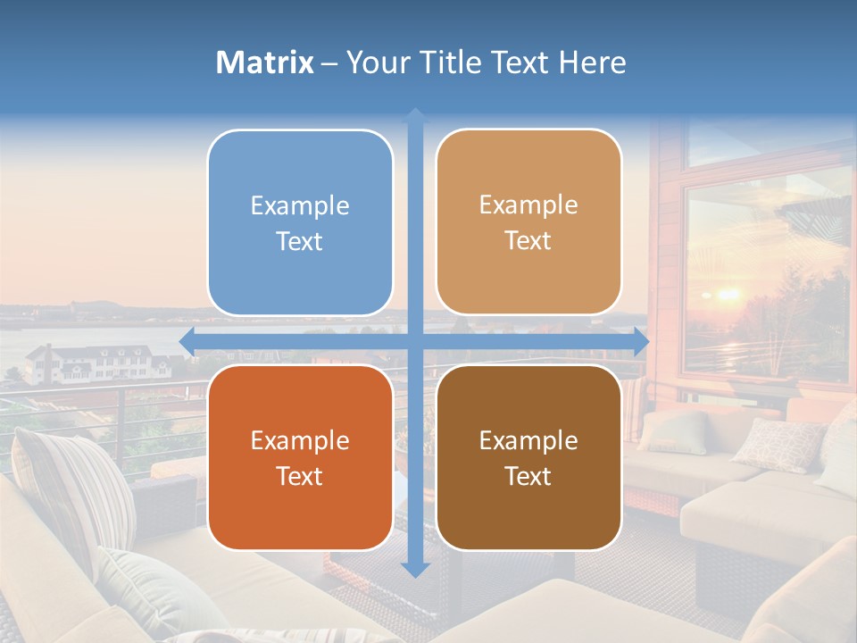 Soothing Outdoor Sunrise PowerPoint Template