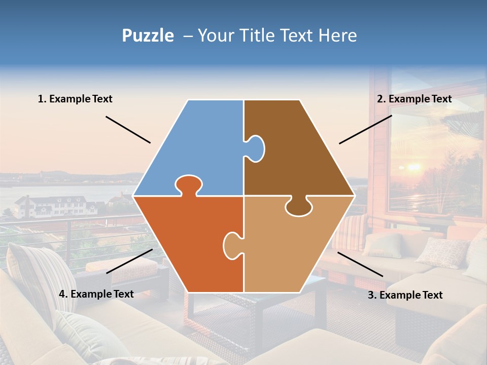 Soothing Outdoor Sunrise PowerPoint Template