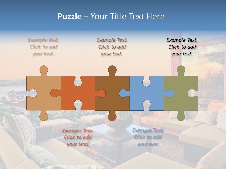 Soothing Outdoor Sunrise PowerPoint Template