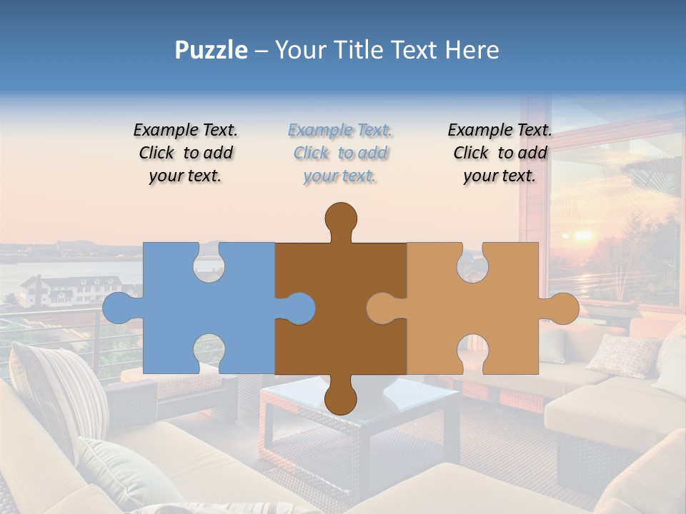 Soothing Outdoor Sunrise PowerPoint Template