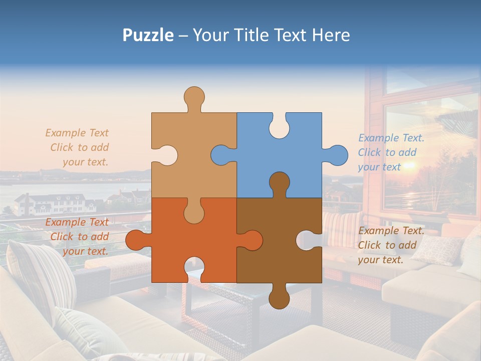 Soothing Outdoor Sunrise PowerPoint Template