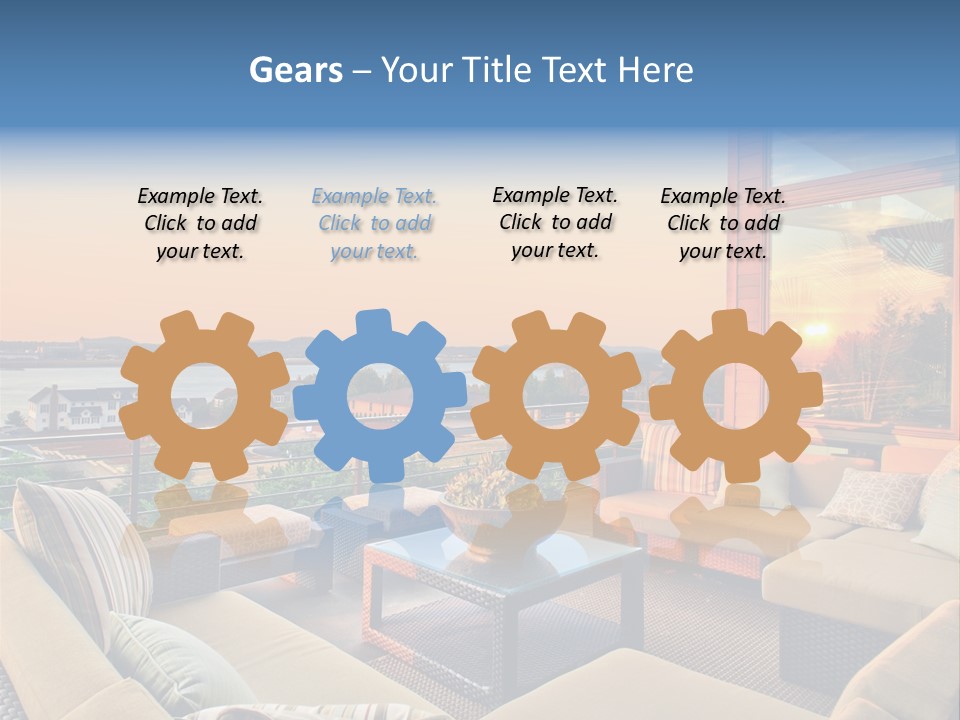 Soothing Outdoor Sunrise PowerPoint Template