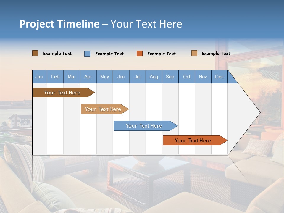Soothing Outdoor Sunrise PowerPoint Template
