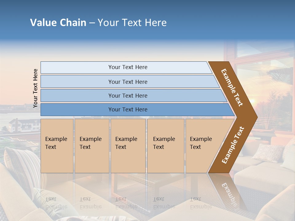 Soothing Outdoor Sunrise PowerPoint Template