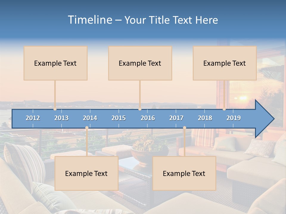 Soothing Outdoor Sunrise PowerPoint Template