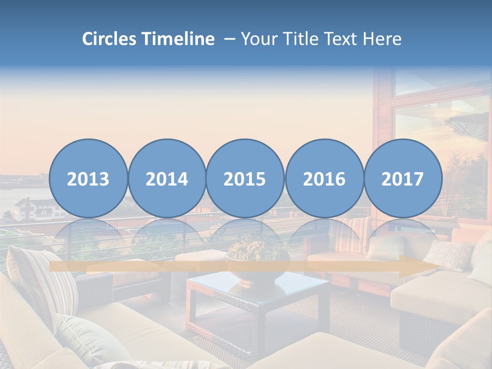 Soothing Outdoor Sunrise PowerPoint Template
