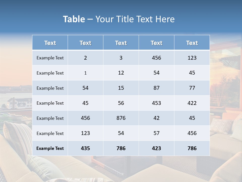 Soothing Outdoor Sunrise PowerPoint Template