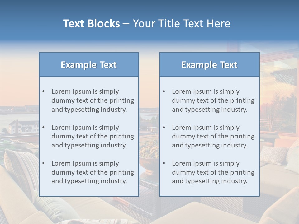 Soothing Outdoor Sunrise PowerPoint Template