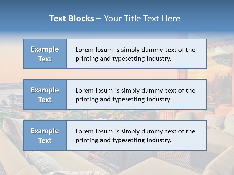 Soothing Outdoor Sunrise PowerPoint Template