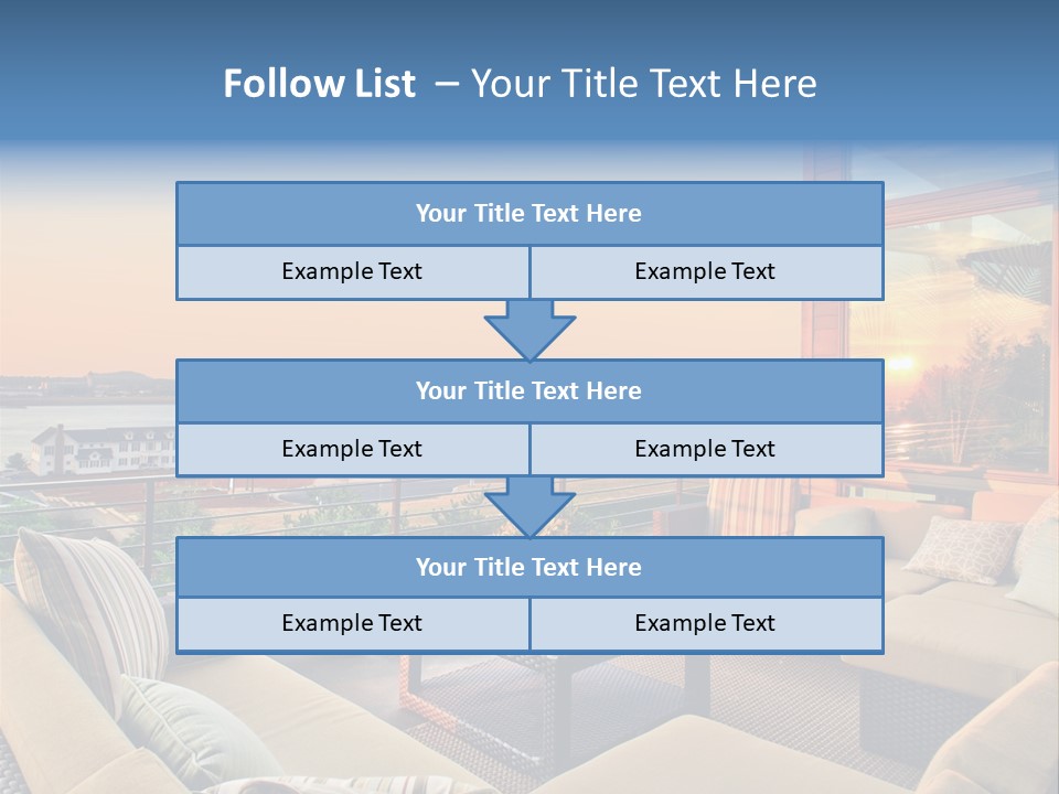 Soothing Outdoor Sunrise PowerPoint Template