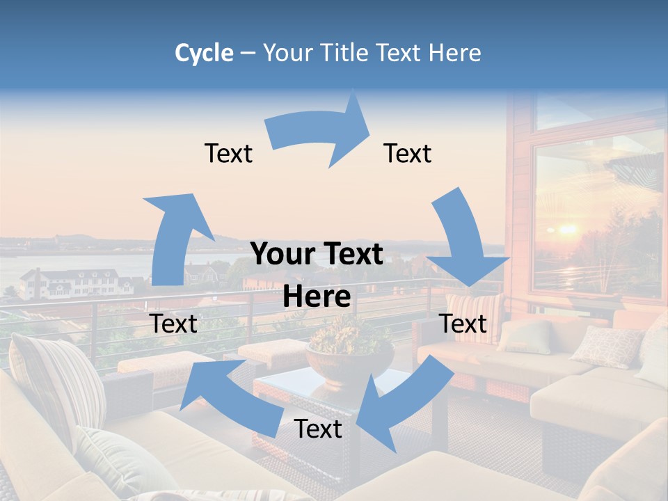 Soothing Outdoor Sunrise PowerPoint Template