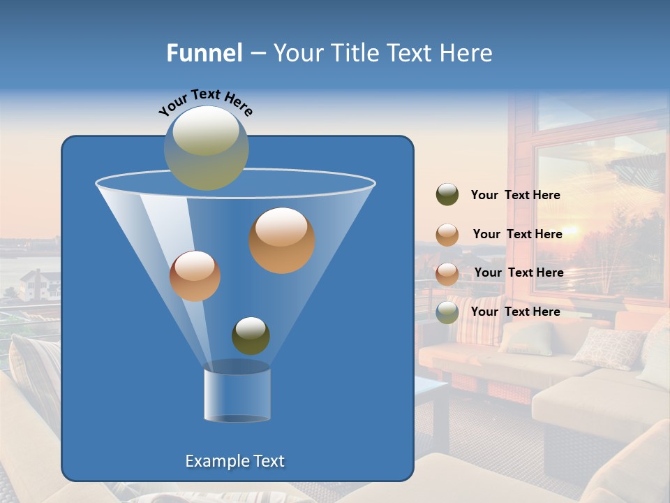 Soothing Outdoor Sunrise PowerPoint Template