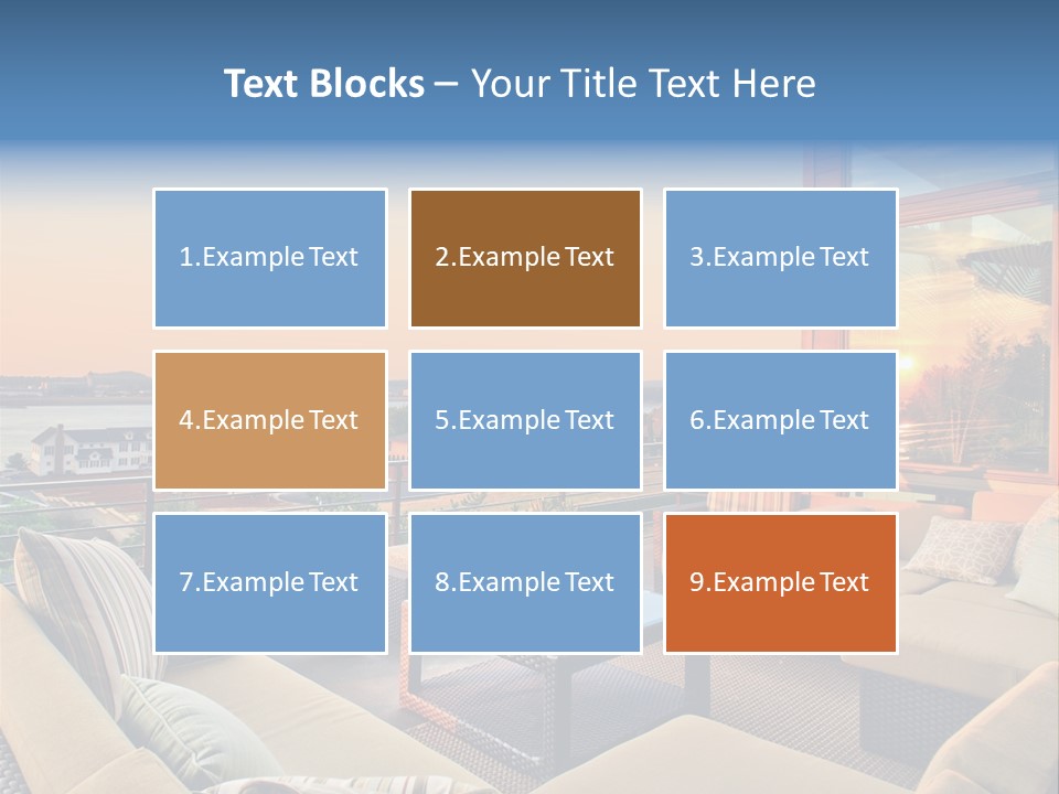 Soothing Outdoor Sunrise PowerPoint Template