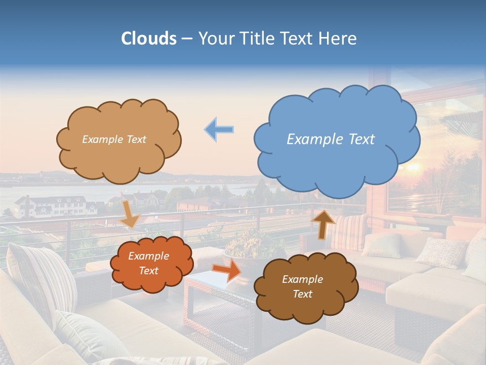 Soothing Outdoor Sunrise PowerPoint Template