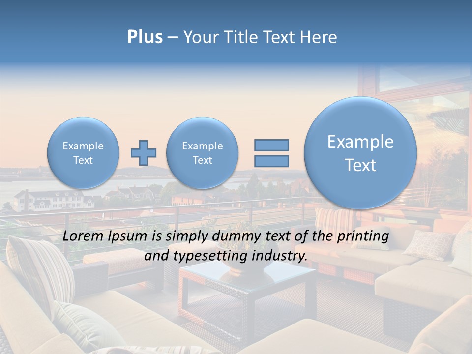 Soothing Outdoor Sunrise PowerPoint Template