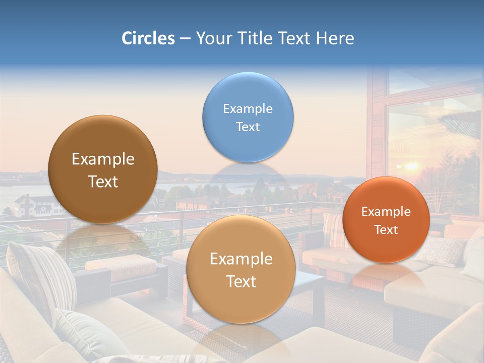 Soothing Outdoor Sunrise PowerPoint Template