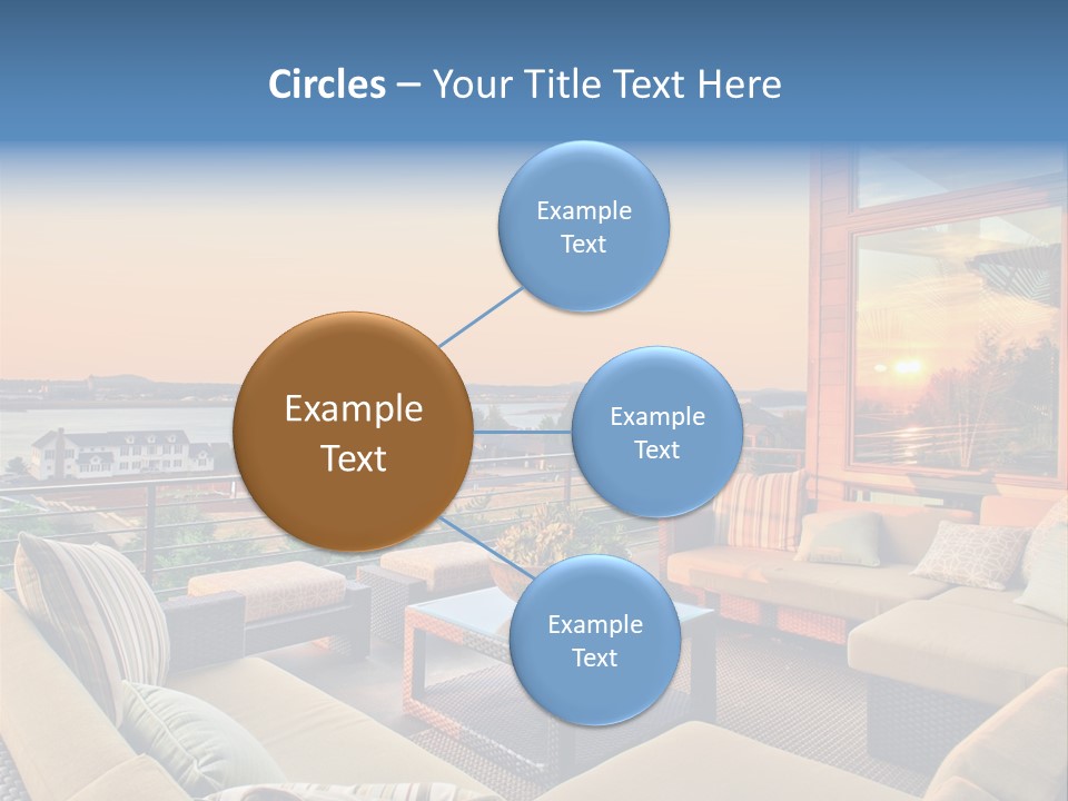 Soothing Outdoor Sunrise PowerPoint Template