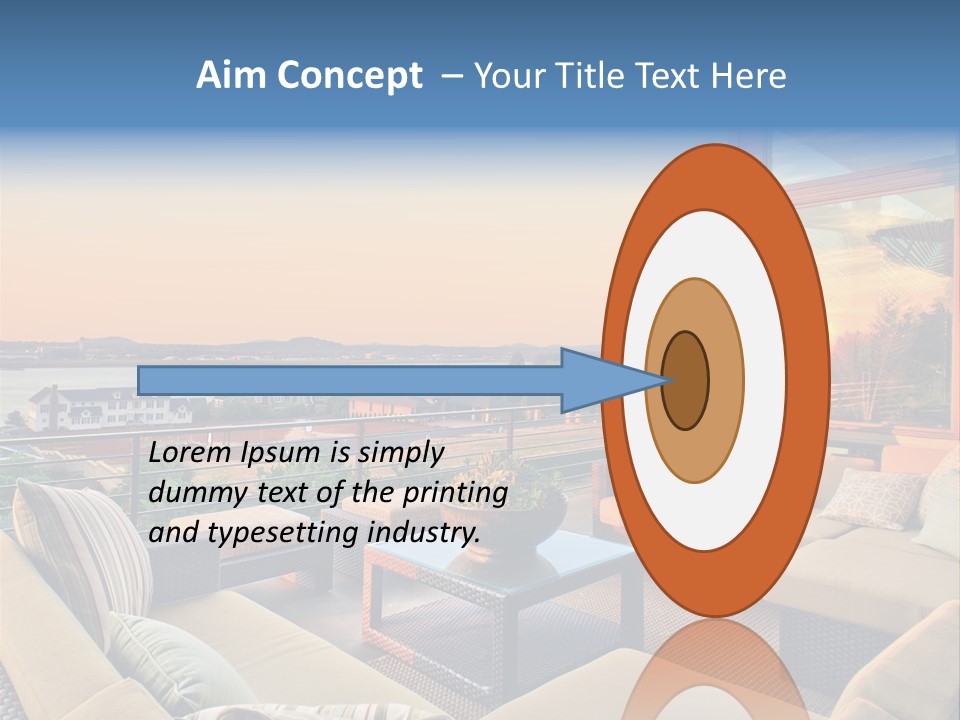 Soothing Outdoor Sunrise PowerPoint Template