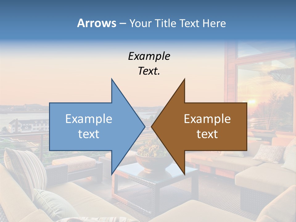 Soothing Outdoor Sunrise PowerPoint Template