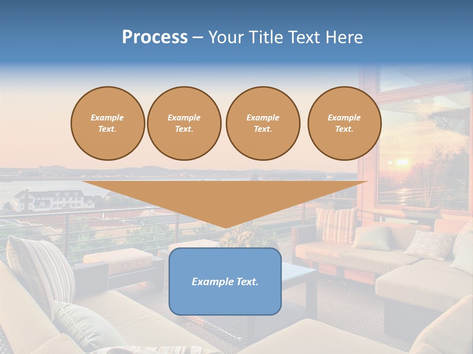 Soothing Outdoor Sunrise PowerPoint Template