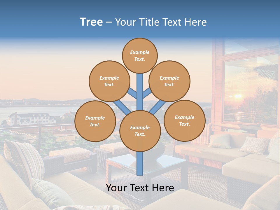 Soothing Outdoor Sunrise PowerPoint Template