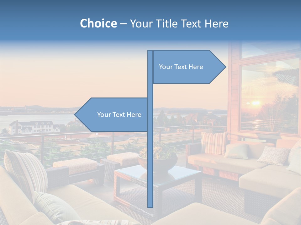 Soothing Outdoor Sunrise PowerPoint Template