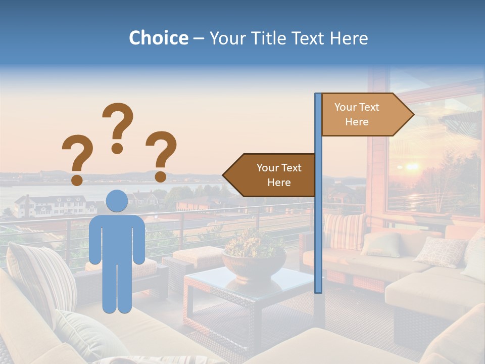 Soothing Outdoor Sunrise PowerPoint Template