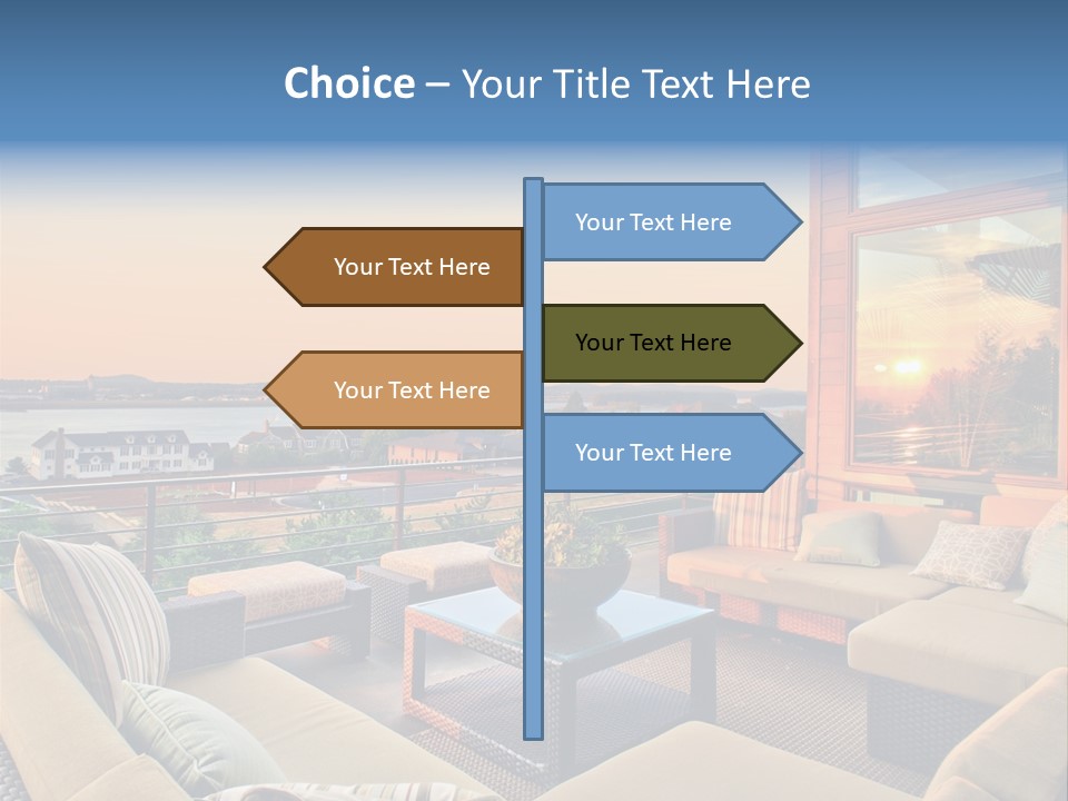 Soothing Outdoor Sunrise PowerPoint Template