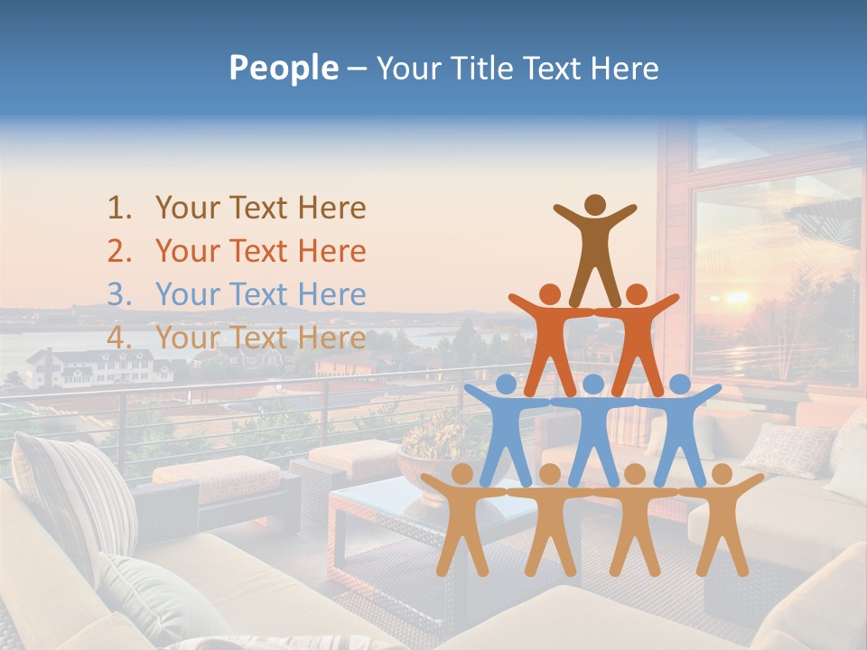 Soothing Outdoor Sunrise PowerPoint Template