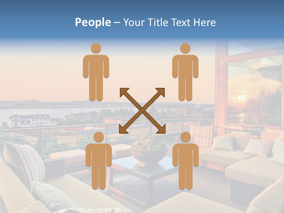 Soothing Outdoor Sunrise PowerPoint Template