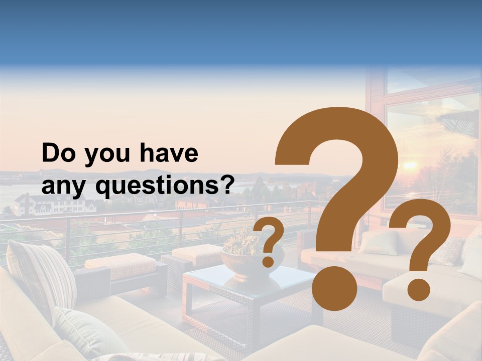 Soothing Outdoor Sunrise PowerPoint Template