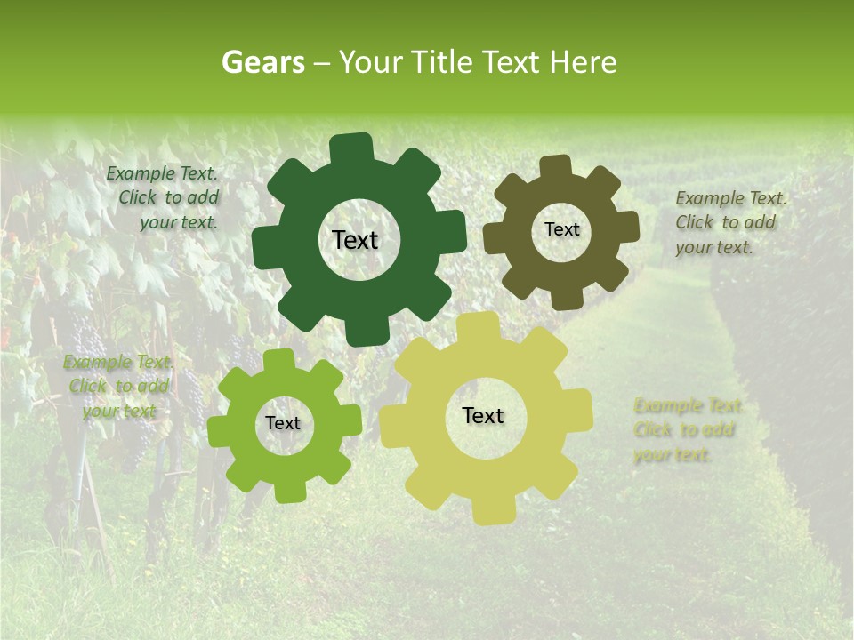 Fog Landscape Piemonte PowerPoint Template