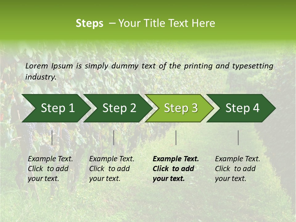 Fog Landscape Piemonte PowerPoint Template