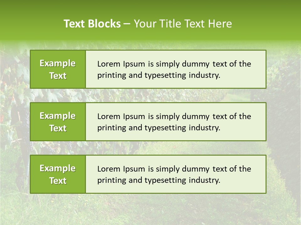 Fog Landscape Piemonte PowerPoint Template