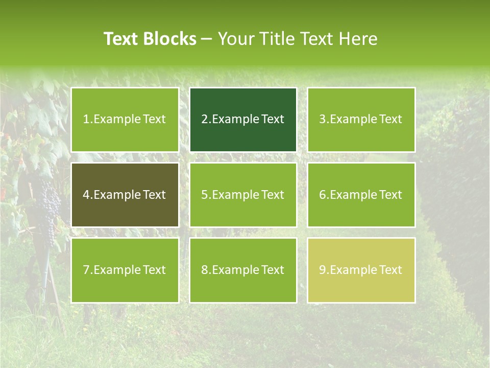 Fog Landscape Piemonte PowerPoint Template