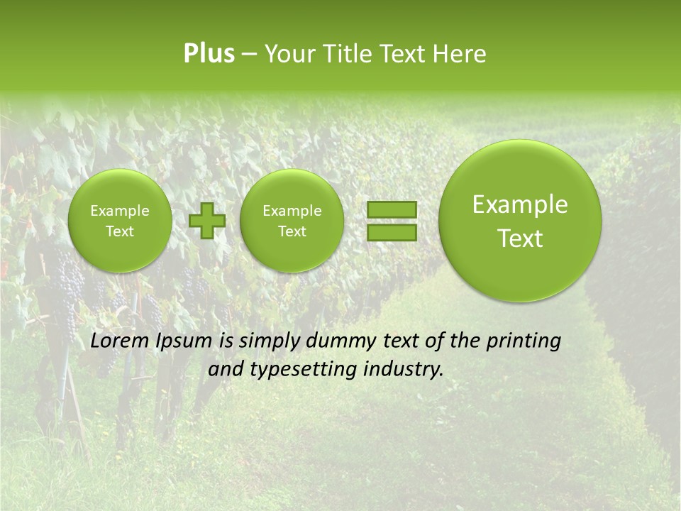 Fog Landscape Piemonte PowerPoint Template